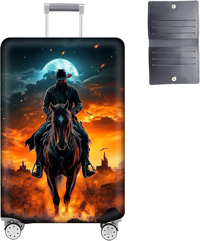 Luggage Cover Protector for 26-28 Inch Suitcases, TSA Approved Elastic Travel by Unknown