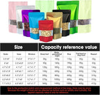 3.5"x5" 120pcs Mylar Bags for Food Storage, Smell Proof Bag - Image 2