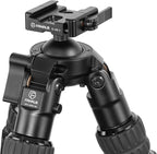 FANAUE Carbon Fiber Tripod for Hunting, 360 Degree BallHead, - Image 2