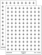 Compass Rose Nautical Star Navigation Map 200+ Round Stickers by Sniggle+Sloth