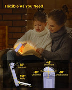 Glocusent USB Rechargeable Book Light, Portable Clip-on LED Reading Light - Image 5