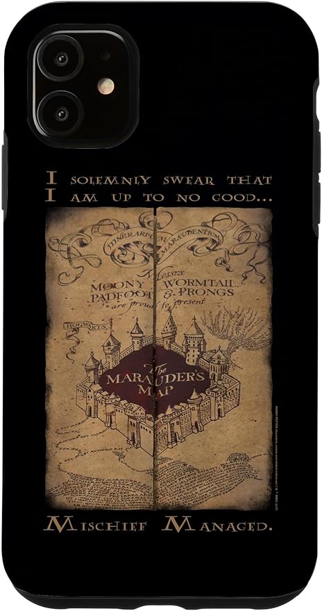 iPhone 11 Harry Potter Marauder's Map Words Case by HarryPotter