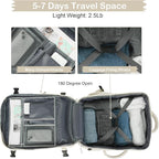 Hanples Travel Backpack for Women Men Large Carry On Person Item Flight - Image 5