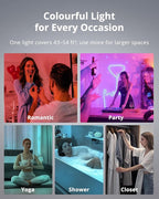 Combuh 2 Pack Rechargeable RGB Ambient Shower Light Waterproof Inside, LED 13 - Image 8