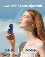 Aluan Handheld Fan Mini Fan Powerful Small Personal Portable Fan Speed - Image 4