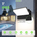 ALUSSO® 20W/40W/55W LED Flood Lights Outdoor, 360° Rotatable Outdoor Wall Light - Image 6