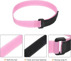 MECCANIXITY 5Pcs Reusable Battery Tie Down Straps, 0.8x20" Pink Nylon - Image 3