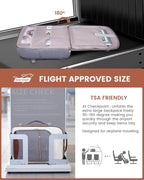 LOVEVOOK 50L Travel Backpack for Women & Men, Airline Approved Carry On Luggage - Image 2