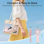 HandFan 10400mAh Personal Handheld Fan, 40Hrs Long-Lasted Hand Fan Rechargeable - Image 7