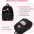 Backpack for Men Women, VASCHY Classic Water-resistant Lightweight Travel - Image 3