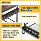 SOYEEZE Fishing Rod Holders for Garage - Image 2