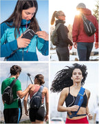 WATERFLY Crossbody Sling Bag Small Water Resistant Backpack Lightweight - Image 6