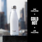 S'well Stainless Steel Water Bottle, Angel Food, Triple Layered Vacuum - Image 3