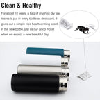 Cute Small Water Bottle, 4.4 Fl. Oz, Mini Slim Flask - Image 8