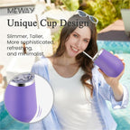 MEWAY 12oz Stainless Steel Wine Tumbler - Image 4