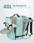 LOVEVOOK Travel Backpack for Women & Men 40L, Airline Approved Carry On - Image 3