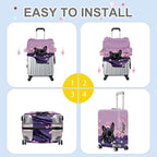 ANNA QUEEN French Bulldog Luggage Cover, Cute Black Dog - Image 6