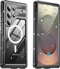 for Samsung Galaxy S25 Ultra Waterproof Case, Magnetic Heavy Duty Military by Haireca