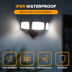 LUTEC 75W 8000 Lumen Floods Light Outdoor, Switch Controlled LED Security Lights - Image 7