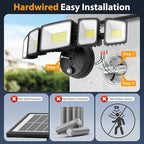 Onforu 120W 12000LM Dusk to Dawn Outdoor Lighting, 5 Heads Flood Lights Outdoor - Image 2
