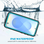 Lanhiem for Samsung Galaxy S25 Case, IP68 Waterproof Dustproof, Built-in Screen - Image 2