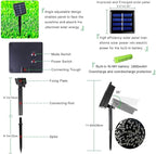 OZS 2PK 240LED Solar String Lights Outdoor Waterproof | Solar Christmas Tree - Image 7