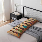 20x54 Body Pillow Cover African Woman African Woman Dancer Zipper Body - Image 7