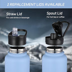 HASLE OUTFITTERS 32 oz Insulated Water Bottle Stainless Steel Double Walled - Image 4