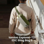 tomtoc Compact EDC Sling Bag 3L-10L, Minimalist Crossbody Bag Chest Shoulder - Image 4