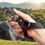 Metal heavy duty key chain carabiner clip bottle opener wrist lanyard ring car - Image 4