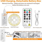 HXWEIYE Fairy Lights Battery Operated - Image 6