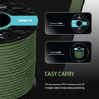 Abma Cord 2.4mm Paracord 275 100ft Nylon Rope 4 Strands Tactical Parachute Cord - Image 2