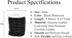 GENIQUE Real/Genuine Round Leather String Cord - Image 2