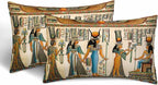 Old Egyptian Empire Couch Pillow Covers 12 X 20 0 Set of 2 Pillowcases by Unknown