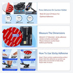 AZXYI Very High Bond Sticky Adhesive, 6 Pack Dashboard Pad Mounting Disk - Image 5