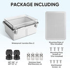 TICONN Outdoor Electrical Box Waterproof, Junction Box IP67 ABS Plastic - Image 6