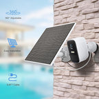 Solar Panel for Eufy Outdoor Camera, Camera Solar Panel Charger Compatible - Image 5