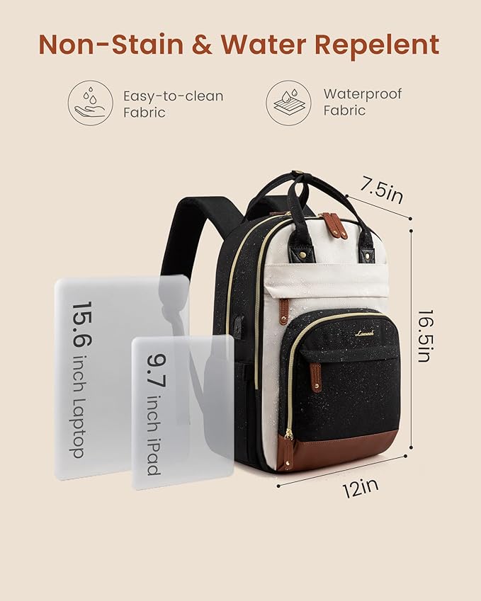 LOVEVOOK Backpack for Women, Laptop Backpack Women, Fits 15.6 Inch Laptop Bag - Image 5