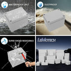 LeMotech Junction Box IP67 Waterproof Dustproof ABS Plastic Project Box - Image 8