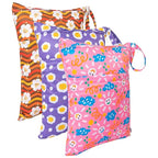 babygoal Wet Dry Bags for Baby Cloth Diapers, Washable Travel Bags, Gym Bag for - Image 3