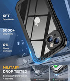 Design for iPhone 13 Case Waterproof, Full Body Underwater Dustproof Shockproof - Image 4