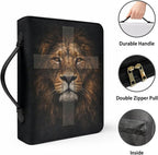 Leather Bible Cover Case for Men PU Bible Case - Image 4