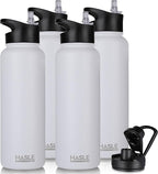 HASLE OUTFITTERS 40oz Stainless Steel Water Bottle, Vacuum Insulated Double by HASLEOUTFITTERS