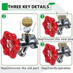 Anti-Siphon Industrial-control-valves Repair Kit， ASSE 1019-A Vacuum Breaker - Image 6