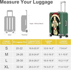 ANNA QUEEN Christmas Cat Luggage Cover, Cute Santa Cat - Image 5