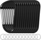 12PCS Carabiner Keychain Clip by Oupengsky