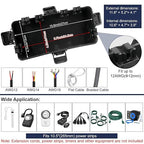 Outdoor Electrical Box Waterproof, OUTDSPLY Medium Outdoor Electrical Box w/ 6 - Image 5