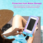 Personalized Initial Waterproof Phone Pouch Case - Image 7