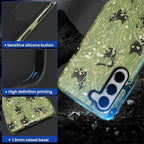 for Samsung Galaxy S23 Plus Case, HL2 Grass Cat Hybrid 2 Layer Hard Shell - Image 3