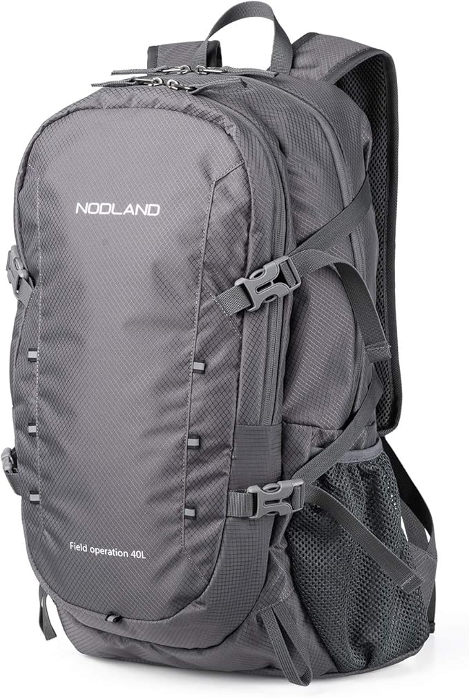NODLAND Lightweight Backpack, Travel 40L Foldable Water-Resistant Daypack - Image 8